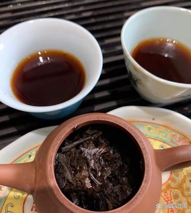 97水蓝印熟饼：经典老熟茶标杆