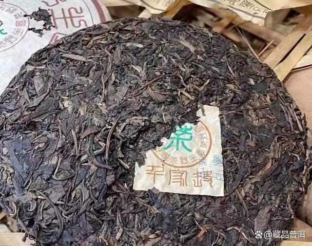 昌泰2003年金竹山野生圆茶深度解析，景谷野放茶经典之作