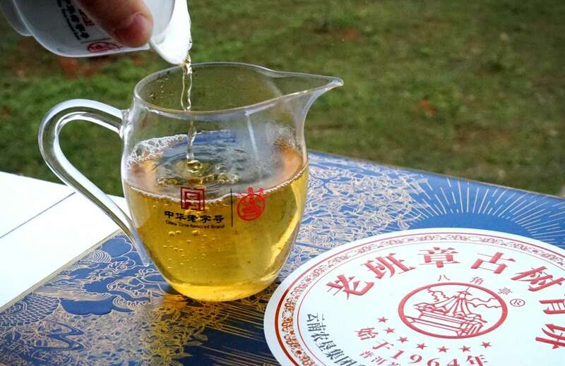 八角亭老班章古树青饼60周年纪念版 普洱茶巅峰之作 brand_alt_mark