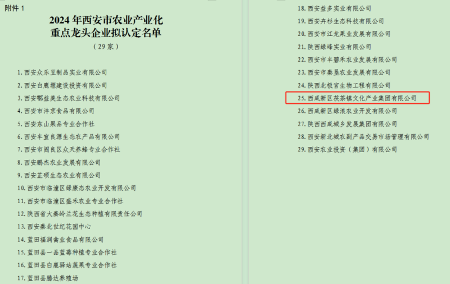 茯茶镇获评西安市农业产业化重点龙头企业！
