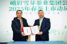 品牌新力量共绘新蓝图峨眉雪芽吹响2025年春茶上市冲锋号