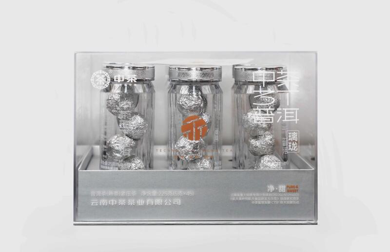 小罐精作，“净”享柔甜 中茶3T普洱-璃珑普洱茶(熟茶)紧压茶