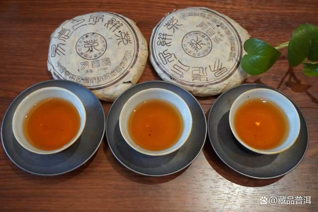 99易昌号小饼：早期易武纯料标杆，彰显易武茶陈化实力！