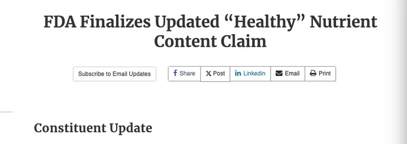 美国FDA发布新规：茶及茶饮可在包装上标明“健康”声明