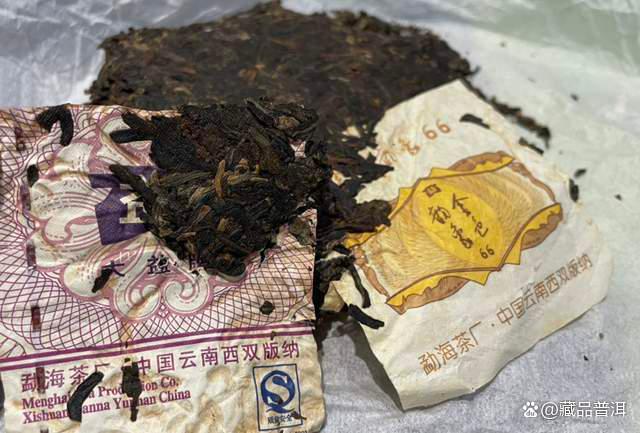 大益金色韵象家族盘点！601批金色韵象66开汤，稀缺的大益中期茶