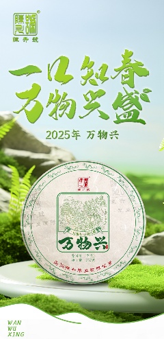 头春新品"万物兴"演绎普洱茶万物复苏意境 陈升号2025年头春新品“万物兴”面市