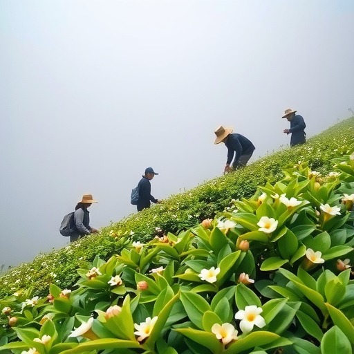 松溪九龙大白茶开采揭幕 春茶采摘掀起乡村振兴热潮 松溪九龙大白茶开采揭幕 春茶采摘掀起乡村振兴热潮