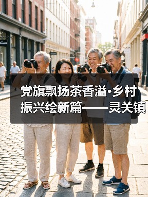 党旗飘扬茶香溢·乡村振兴绘新篇——灵关镇建联村党建引领有机茶园焕发新生机（图1）