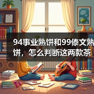 94事业熟饼和99傣文熟饼,怎么判断这两款茶的区别?(图1) 94事业熟饼和99傣文熟饼,怎么判断这两款茶的区别?(图1)