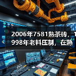2006年7581熟茶砖,1998年老料压制,在熟茶圈里名气很高(图1) 2006年7581熟茶砖,1998年老料压制,在熟茶圈里名气很高(图1)