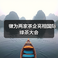 犍为两家茶企亮相国际绿茶大会(图2) 犍为两家茶企亮相国际绿茶大会(图2)