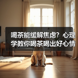 喝茶能缓解焦虑？心理学教你喝茶喝出好心情（图1）