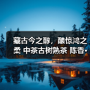 藏古今之醇，酿惊鸿之柔 中茶古树熟茶 陈香·溪甜 普洱茶(熟茶)紧压茶（图4）
