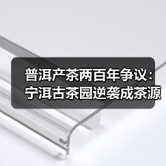 普洱产茶两百年争议：宁洱古茶园逆袭成茶源？（图1）