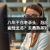 八年干仓老茶头，泡出蜜醴金汤？玄晶熟茶如何实现（图4）