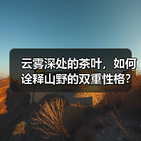 云雾深处的茶叶，如何诠释山野的双重性格？（图4）
