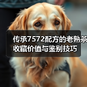 传承7572配方的老熟茶收藏价值与鉴别技巧(图1) 传承7572配方的老熟茶收藏价值与鉴别技巧(图1)