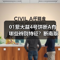 01紫大益4号饼断A有哪些辨别特征？断南版有圆茶、国茶之分吗（图1）