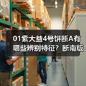 01紫大益4号饼断A有哪些辨别特征？断南版有圆茶、国茶之分吗（图2）