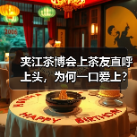 夹江茶博会上茶友直呼上头，为何一口爱上？（图3）