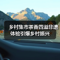 乡村集市茶香四溢非遗体验引爆乡村振兴(图1) 乡村集市茶香四溢非遗体验引爆乡村振兴(图1)