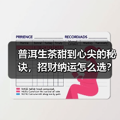 普洱生茶甜到心尖的秘诀，招财纳运怎么选？（图4）