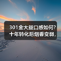 301金大益口感如何?十年转化后烟香变弱,长期价值如何?(图1) 301金大益口感如何?十年转化后烟香变弱,长期价值如何?(图1)