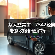 紫大益青饼:7542经典老茶收藏价值解析(图2) 紫大益青饼:7542经典老茶收藏价值解析(图2)