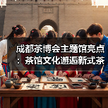 成都茶博会主题馆亮点:茶馆文化邂逅新式茶饮融合创新(图2) 成都茶博会主题馆亮点:茶馆文化邂逅新式茶饮融合创新(图2)