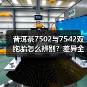 普洱茶7502与7542双胞胎怎么辨别?差异全解析(图2) 普洱茶7502与7542双胞胎怎么辨别?差异全解析(图2)