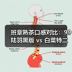 班章熟茶口感对比:99陆羽黑版 vs 白菜特二号谁更胜一筹?(图2) 班章熟茶口感对比:99陆羽黑版 vs 白菜特二号谁更胜一筹?(图2)