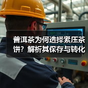 普洱茶为何选择紧压茶饼？解析其保存与转化优势（图1）