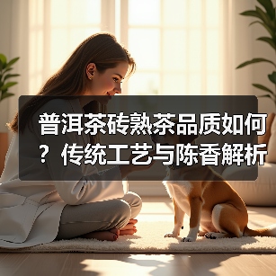 普洱茶砖熟茶品质如何?传统工艺与陈香解析(图4) 普洱茶砖熟茶品质如何?传统工艺与陈香解析(图4)