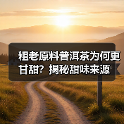 粗老原料普洱茶为何更甘甜?揭秘甜味来源(图2) 粗老原料普洱茶为何更甘甜?揭秘甜味来源(图2)