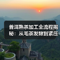 普洱熟茶加工全流程揭秘:从毛茶发酵到紧压成型的关键步骤(图4) 普洱熟茶加工全流程揭秘:从毛茶发酵到紧压成型的关键步骤(图4)