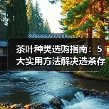 茶叶种类选购指南：5大实用方法解决选茶存茶烦恼（图1）