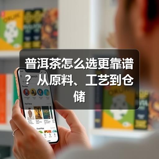 选普洱茶怎么选?避坑指南来了! 普洱茶怎么选更靠谱?从原料、工艺到仓储的实用判断